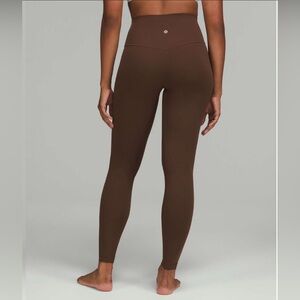 Lululemon Align High-Rise Pant 28" Java Brown buttery soft size 16 ($98)